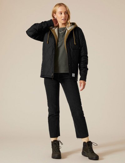 QUILTED UTILITY JACKET W QUILTED UTILITY JACKET W