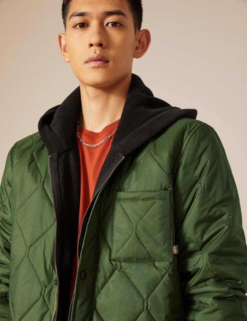 QUILTED UTILITY JACKET