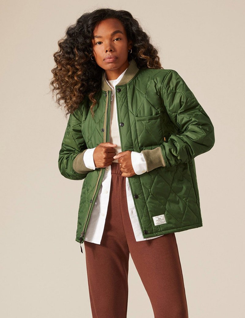 QUILTED UTILITY JACKET W