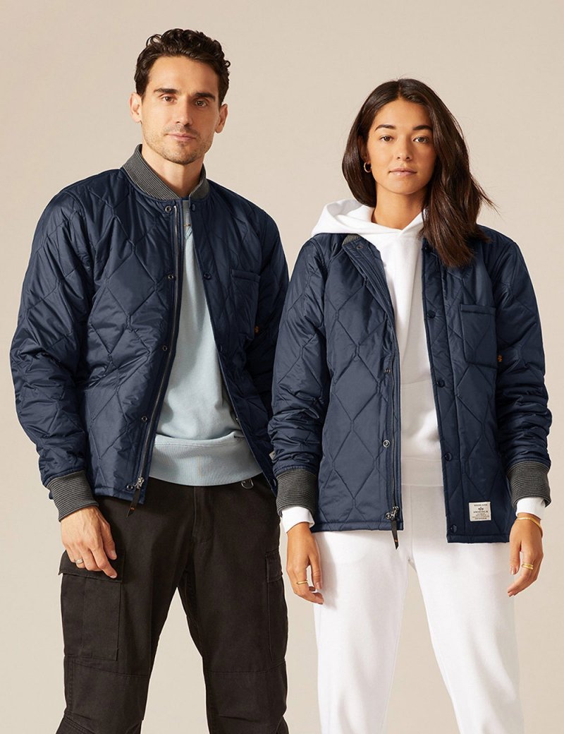 QUILTED UTILITY JACKET W