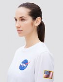 Футболка SPACE SHUTTLE LONG SLEEVE TEE - White - Alpha Industries™ Футболка SPACE SHUTTLE LONG SLEEVE TEE - White - Alpha Industries™