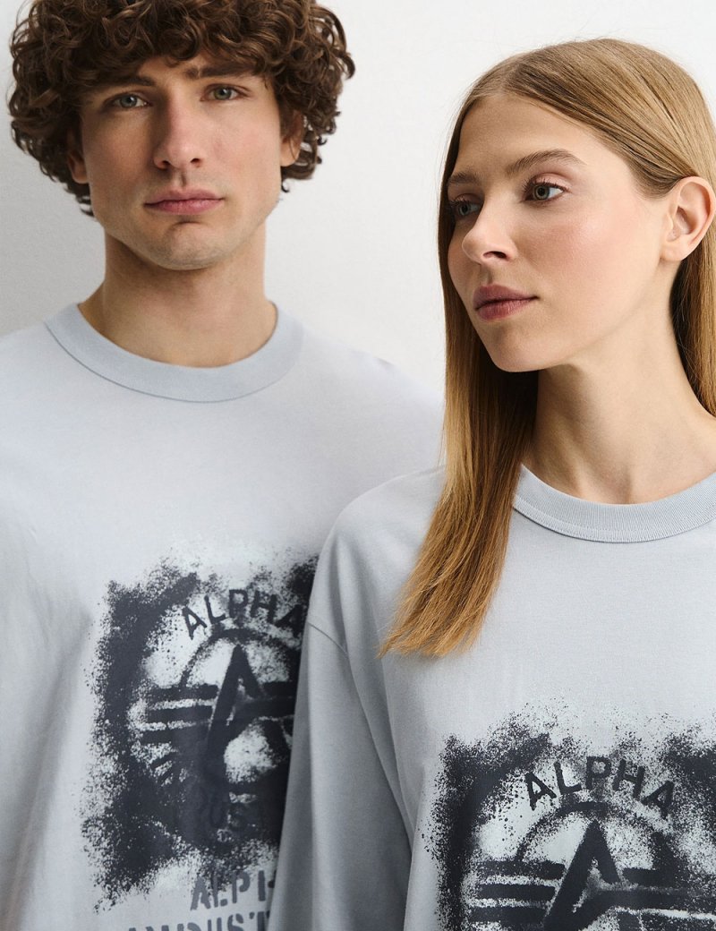 RELAXED FADED PRINT TEE 