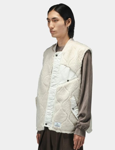 SHERPA ONION QUILTING VEST SHERPA ONION QUILTING VEST