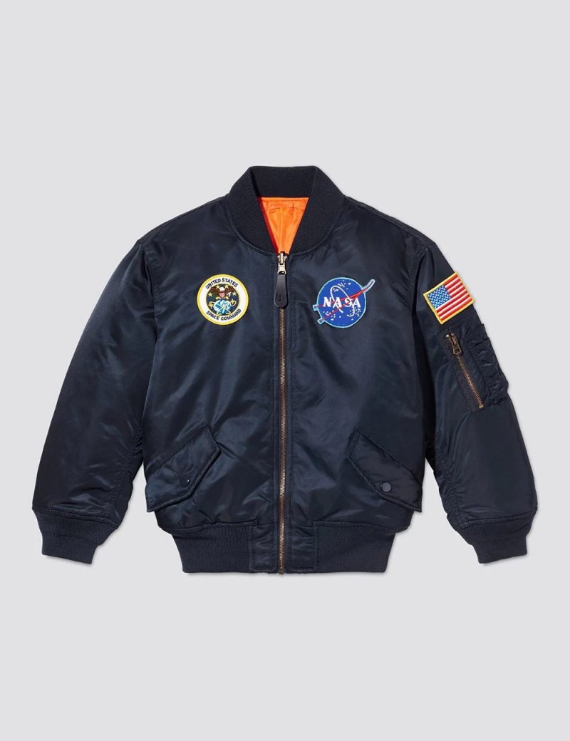 YOUTH MA-1 NASA BOMBER JACKET